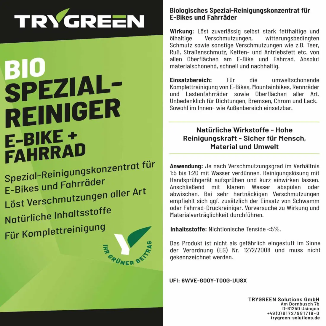 Fahrradreiniger | Spezialreiniger E-Bike + Fahrrad – Bild 2