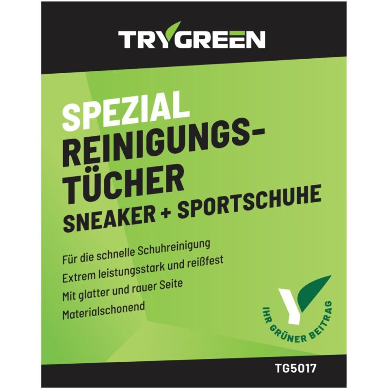 Faserverstärkte Reinigungstücher mit glatter & rauer Seite für die schnelle wasserlose Reinigung von Sneakern und Sportschuhen - Sneaker reinigen wie Profis!